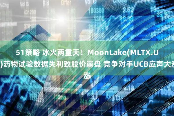 51策略 冰火两重天！MoonLake(MLTX.US)药物试验数据失利致股价崩盘 竞争对手UCB应声大涨