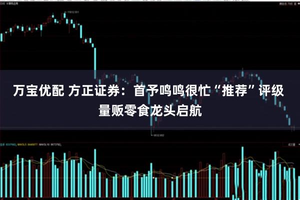 万宝优配 方正证券：首予鸣鸣很忙“推荐”评级 量贩零食龙头启航